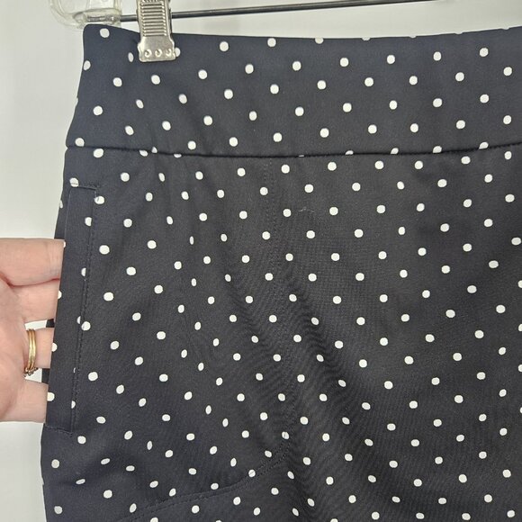 Chicos Zenergy Golf Skort Womens 1 Polka Dot Stretch Athletic Pocket Skirt Short - Picture 2 of 14